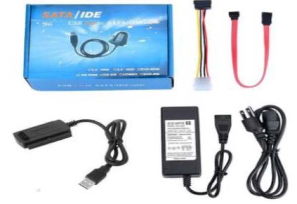 ADAPTADOR IDE SATA PARA DISCO DURO (CAJA CELESTE)  FE-148