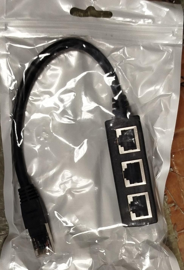 1X3 RJ45 SWITCH  BOLSA