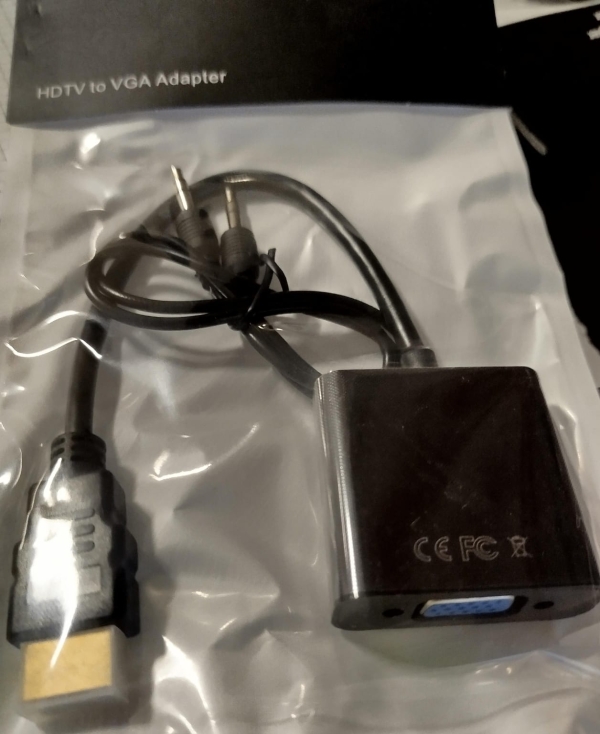 ADAPTADOR HDMI A VGA  BOLSA