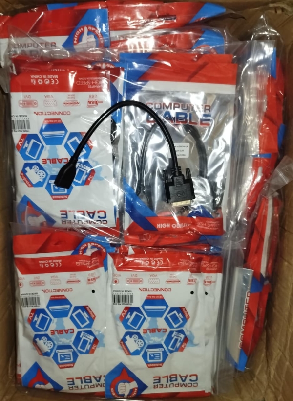 CABLE DVI A HDMI BOLSA ROJA (24+1) 0.3M