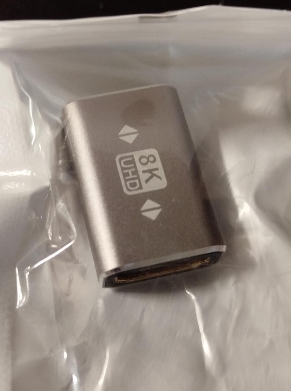 EMPALME HDMI - HDMI HEMBRA 8K