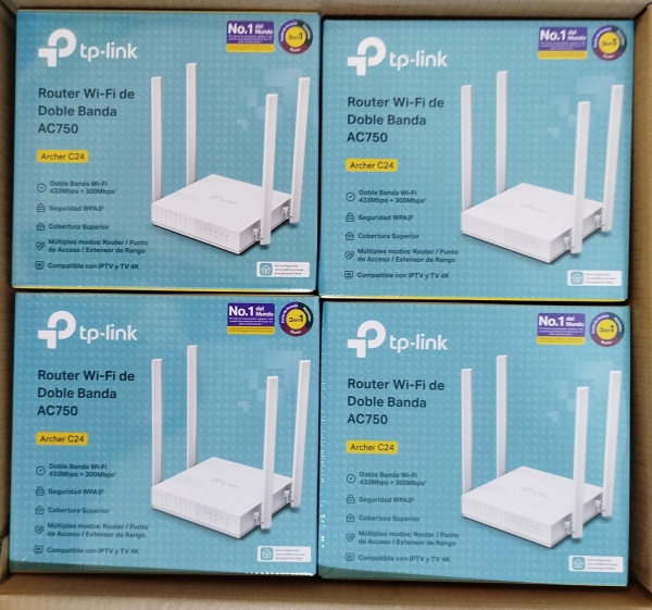 ROUTER WIFI DOBLE BANDA C24  4ANT TP LINK