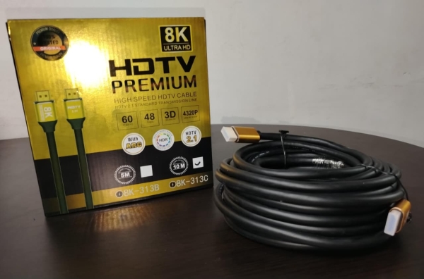 CABLE HDMI DE 10MT EN 8K 2.1 CAJA AMARILLA