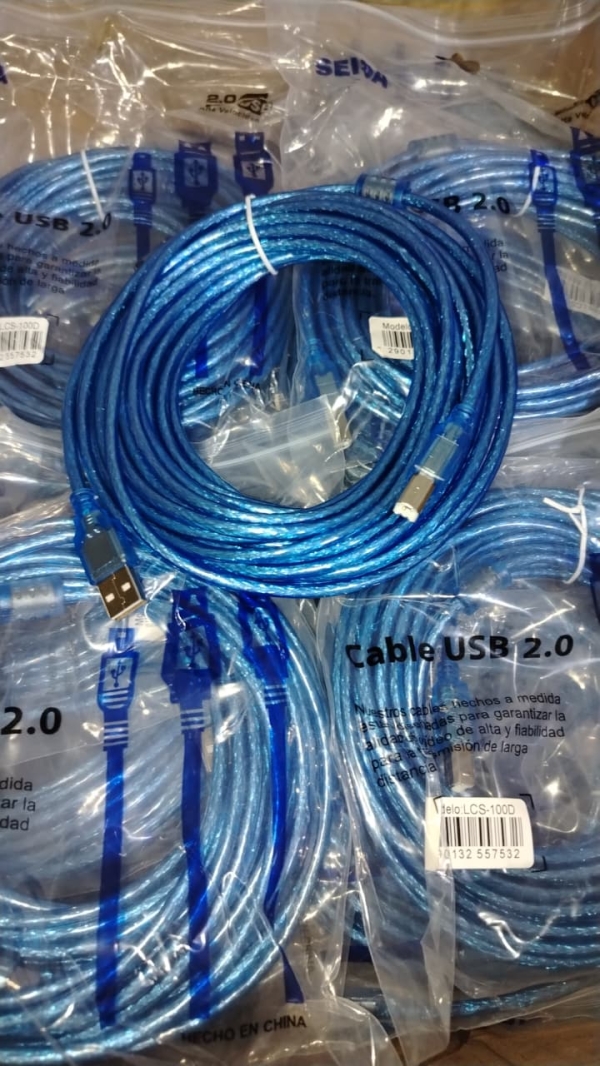 CABLE DE IMPRESORA 10 MT SEISA