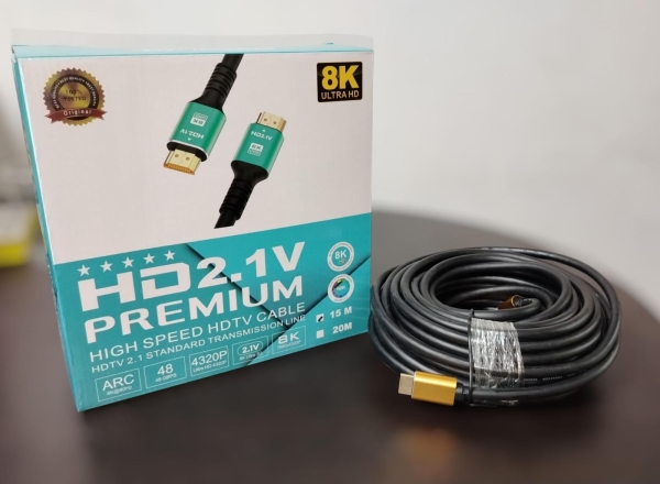 CABLE HDMI 15 MT 8K CAJA CELESTE