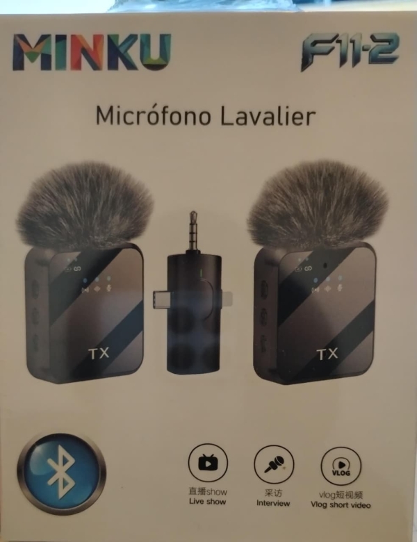 MICROFONO SOLAPERO F11-2 MINKU