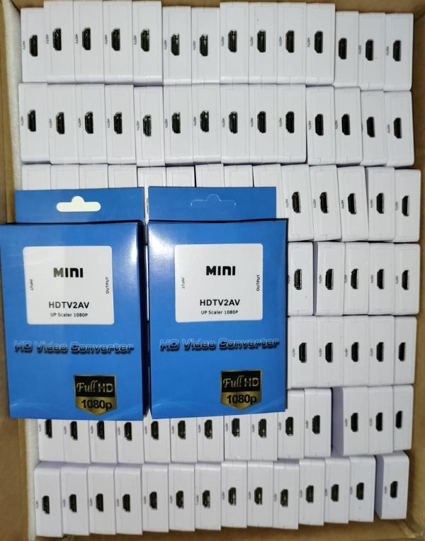 HDMI RCA  CAJA AZUL AWX-039