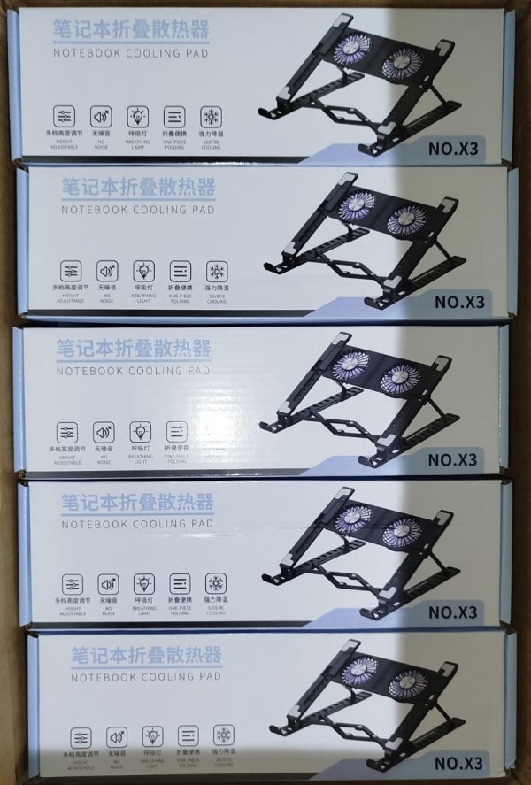 SOPORTE LAPTOP 2 VENTILADORES PLASTICO