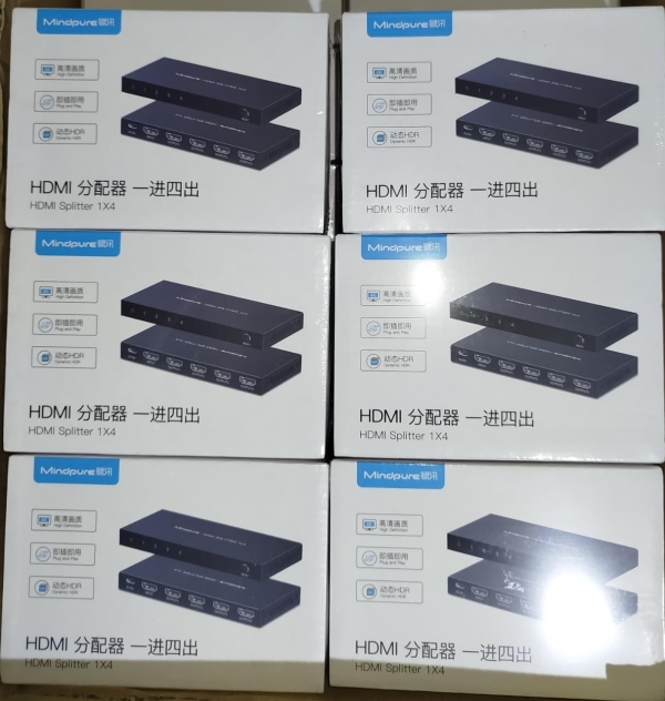 SPLITER HDMI MINDPURE 1X4