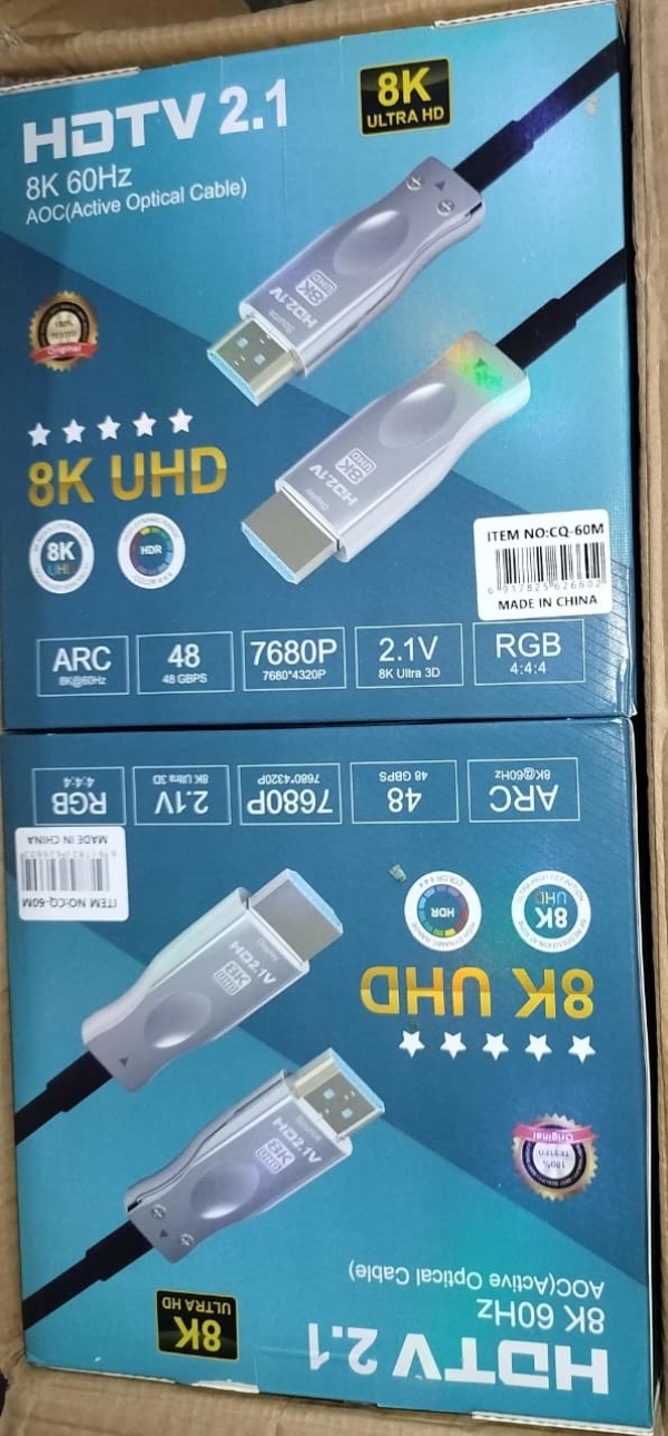 HDMI 60 MT FIBRA 8K