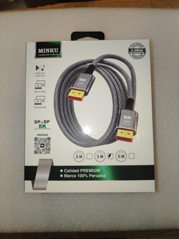 CABLE DP DP 5 MT MINKU 8K FE-413