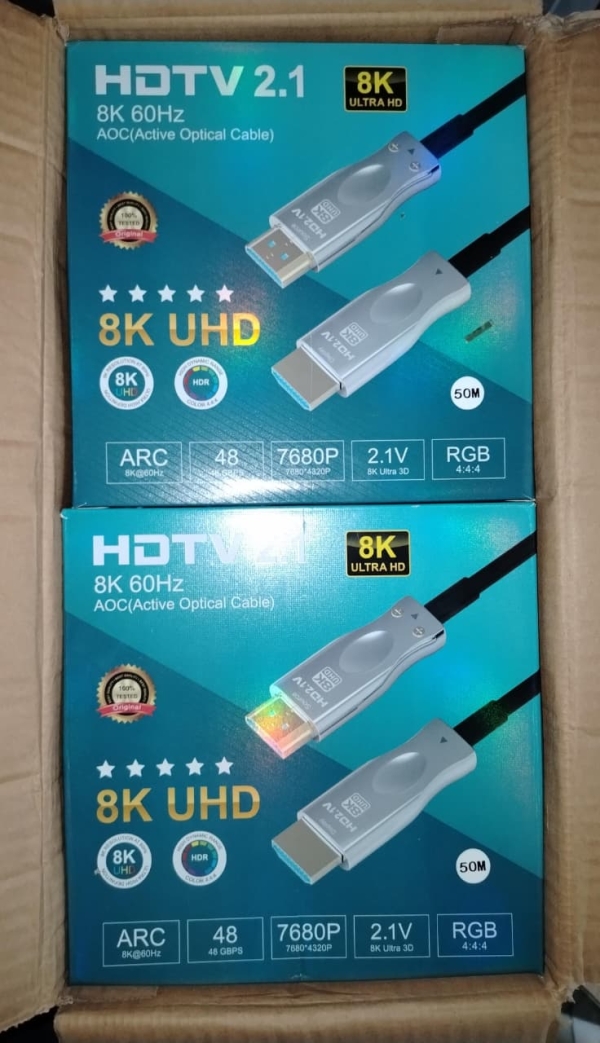 HDMI 50 MT FIBRA 8K