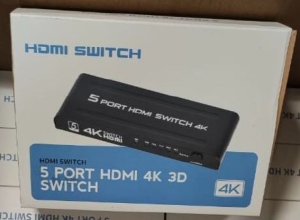 SWITCH HDMI 4K DE 5 PUERTOS C/FUENTE