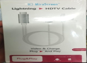 CABLE HML  FE-247 CAJA BLANCA CELULAR TV IPHONE A TV