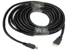 CABLE HDMI DE 5MT DE PVC PUNTA NEGRA