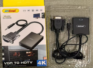 VGA HDMI CABLE CJA AMARILLA COD. Q-HD09