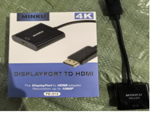 ADAPTADOR DP-HDMI EN CAJA COD. FE-313 MINKU