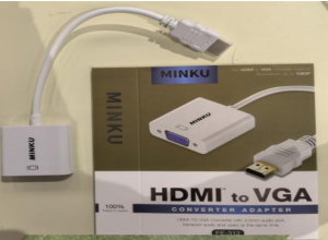 ADAPTADOR HDMI VGA EN MARCA  MINKU COD FE-312