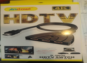 SWITCH HDMI 4K CAJA AMARILLA 3P   Q-HD30