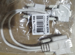 CABLE SPLITER 1X2 VGA BLANCO FE-058V