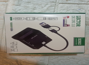LECTOR DNI USB + TIPO C 3.0 MINKU