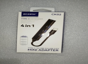 HUB TIPO C 4P METAL CK-02